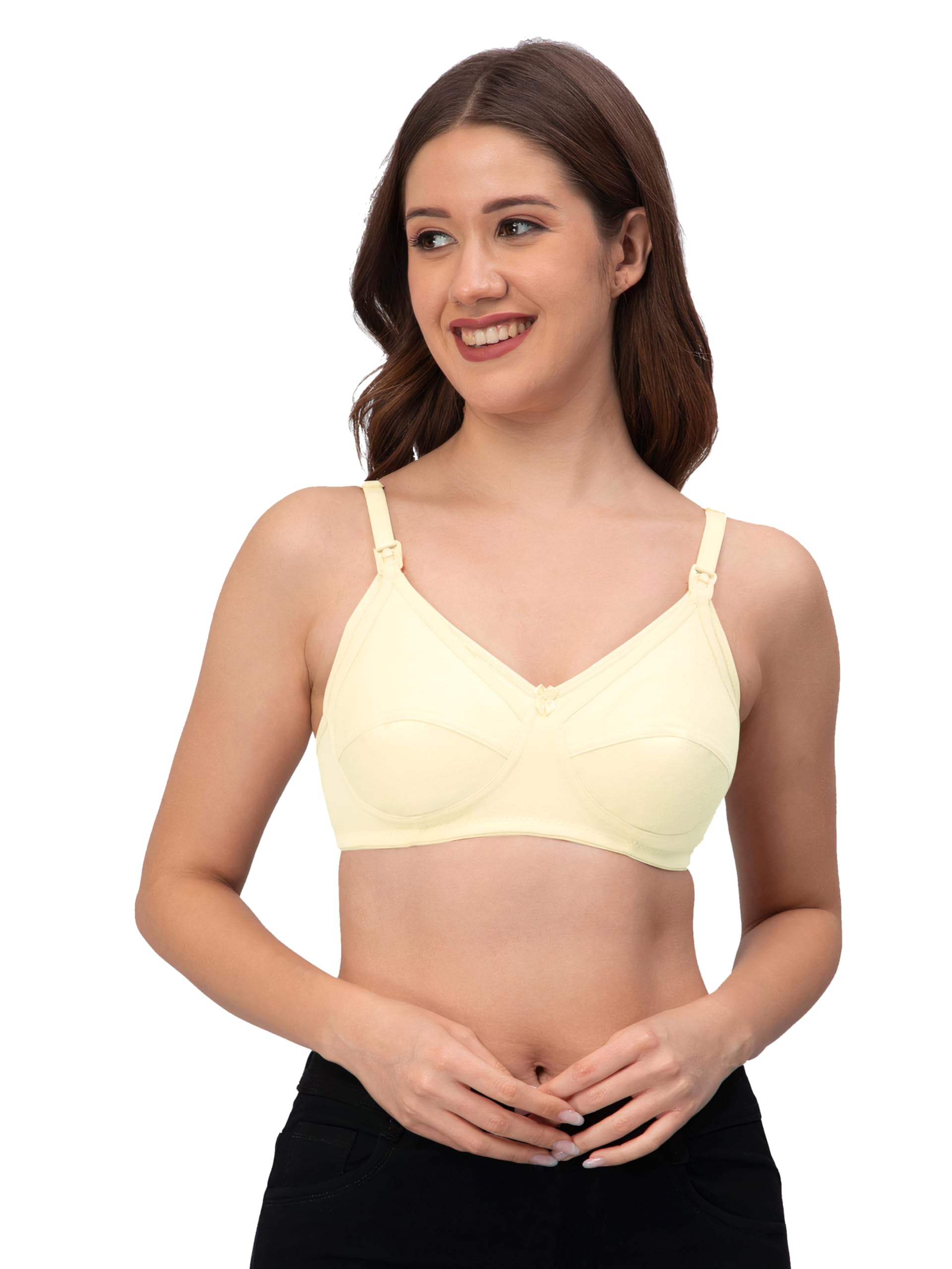 sona Women Feeding Bra 06 Cotton Full Coverage Non-Padded Non-Wired Breastfeeding Bra Pack of 1-picture-14
