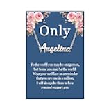 SANNYRA Name Necklace Personalized, 18K Gold Plated Silver-plated Customized Nameplate Necklaces Jewelry Gifts for Women