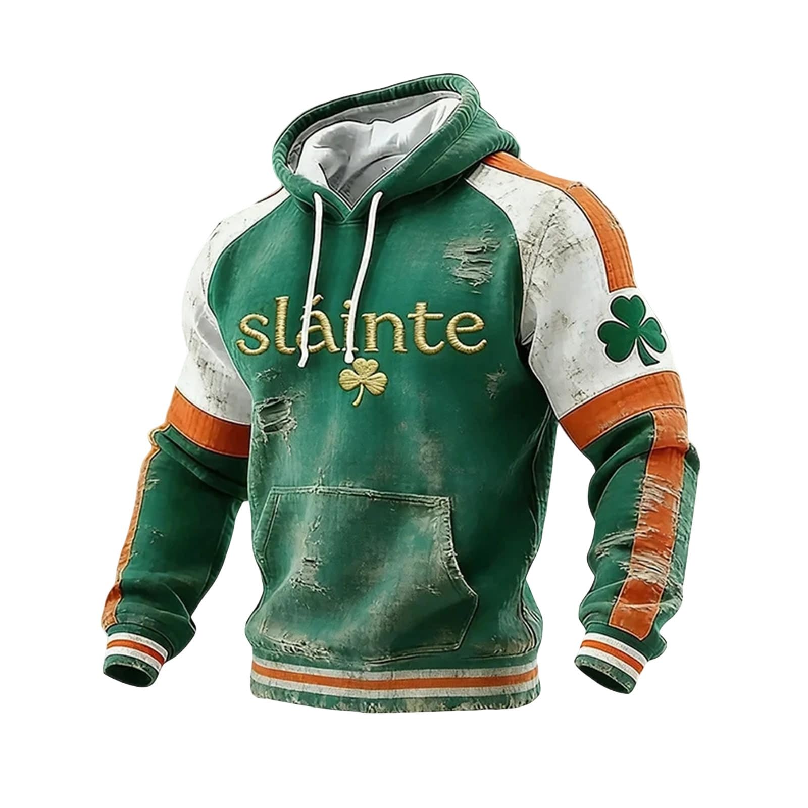 Sweat à Capuche Imprimé Graphique Homme Pull Décontracté Urbain - 4