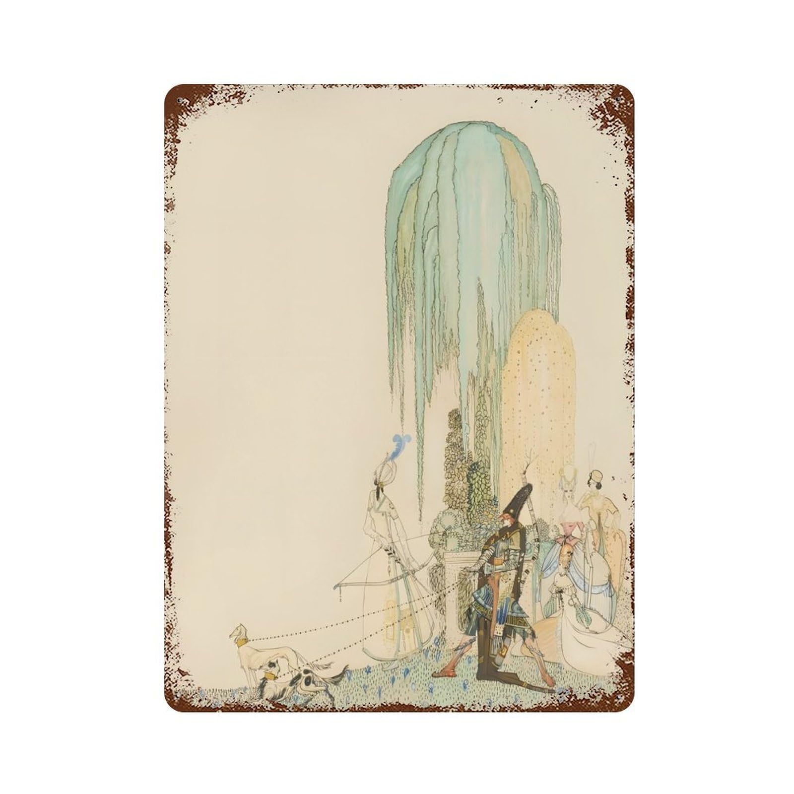 xiaoxiaoshen Artist Nielsen Kay (15) Wall Decor Art Metal Tin Poster Modern Home Decor Art Home Bar Shop Decorations Vintage Sign 40x30cm