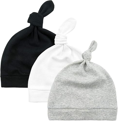 Durio Conjunto de gorro y mitones para recién nacido, manoplas y sombrero suaves y lindos para bebés niñas y niños de 0 a 6 meses