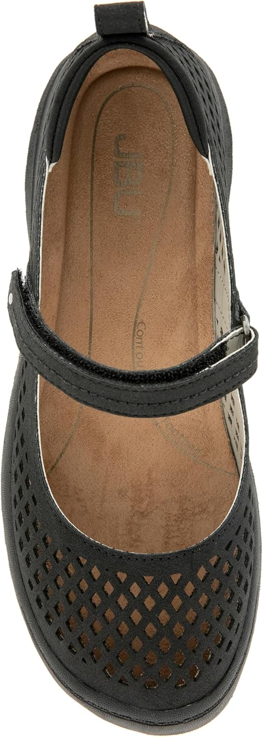 JBU Women's Bee Casual Mary Jane Comfort Flat