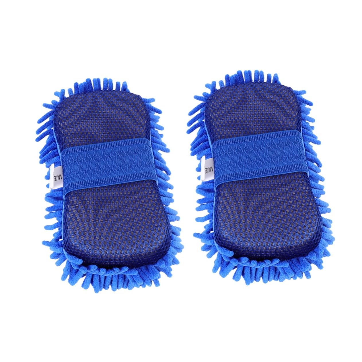 ULTECHNOVO 6pezzi Guanti Per Lavaggio Auto Leggeri e Resistenti Strumento Di Pulizia Per Auto Guanti Per Lavaggio Carro Microfibra