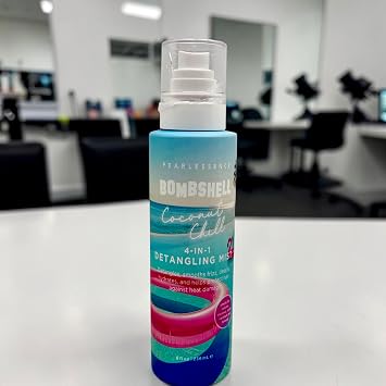 Pearlessence Bombshell Coconut Chill 4 in 1 Detangling Mist, 8 fl oz