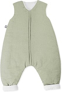 Puente forrado de muselina de color lima, talla 104, de algodón suave de muselina, seguro y sin sustancias nocivas, para caminar y estar de pie, ideal para niños activos