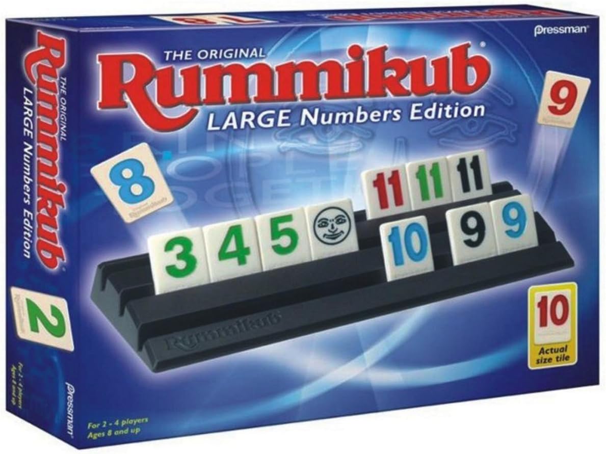 Amazon.co.jp ラミィキューブ (Rummikub Large Number Edition) ボードゲーム [並行輸入品