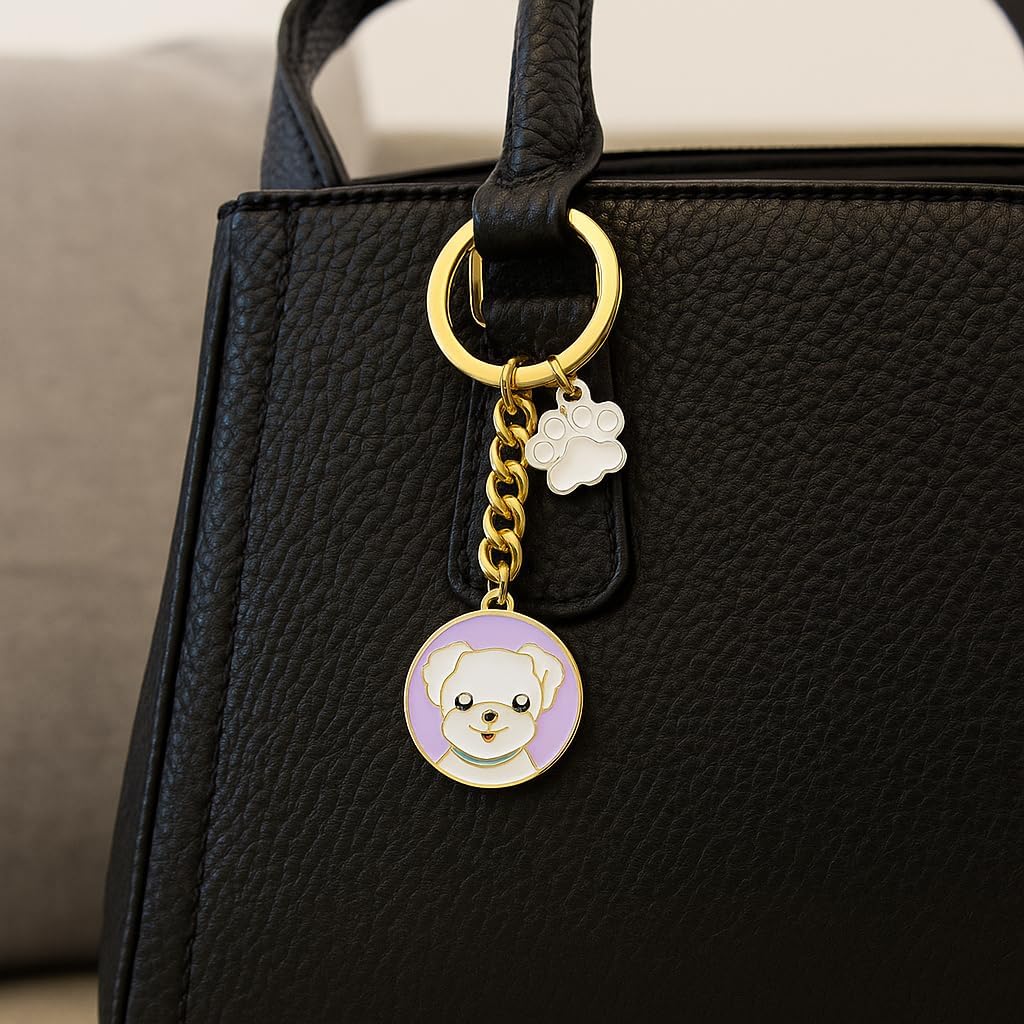 Dog Keychain, Animal Keychains Bag Charms for Women image 4