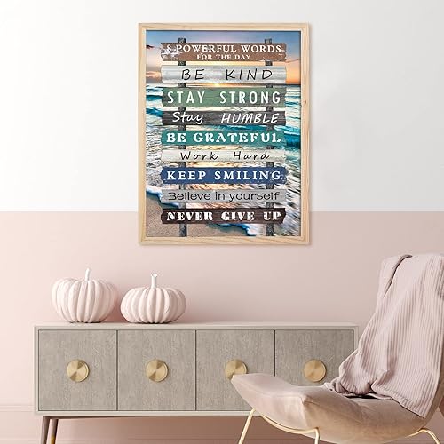 Miniatura 5 de Minatee Kits de pintura de diamantes para adultos, con frase positiva 5D, kit de arte de diamantes para bricolaje, pintura artística alegre,