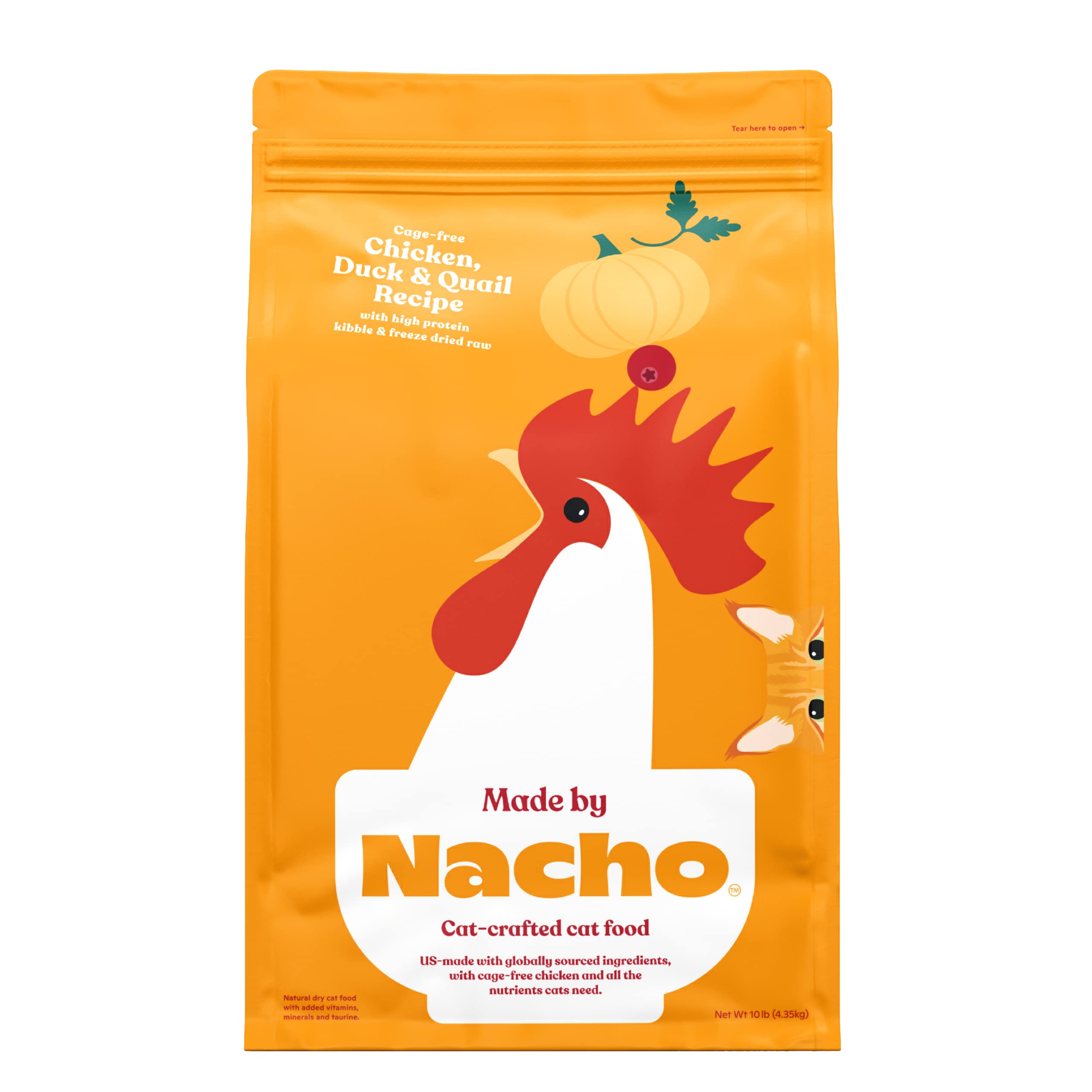 Buy Made by Nacho Premium Dry Cat Food High Protein Kibble with Broth