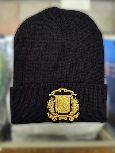 Miniatura 2 de Escudo bordado de República Dominicana y tapa trasera a presión de bandera