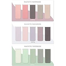 15 Pieces Bookmark, Magnetic Bookmarks for Women, Men, Book Lovers, Page Markers for Students Teachers Reading (Misty, Ocean, Emerald)