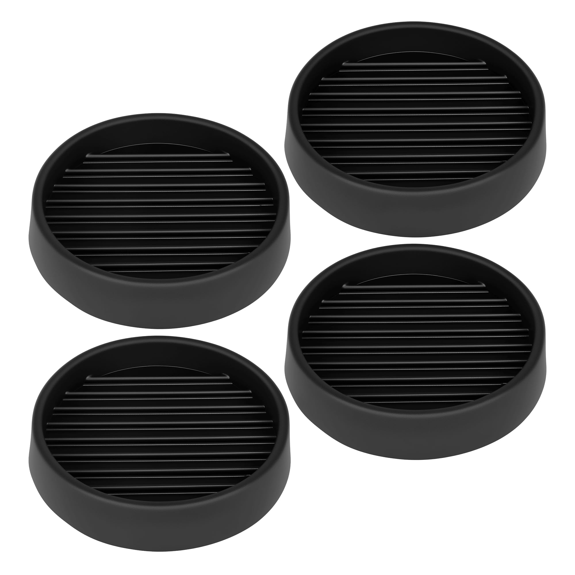 Sujeta las patas de tus muebles con este juego de 4 posavasos de goma de 2.5"