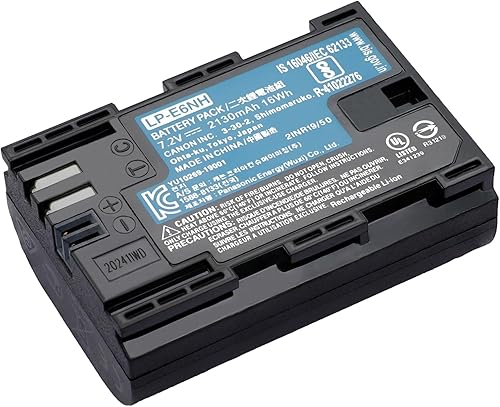 Miniatura 3 de LP-E6NH - Batería de repuesto compatible con cámaras Canon EOS R EOS R5 EOS R6 EOS R6 II EOS R7 EOS 90D EOS 60D EOS 70D EOS 80D EOS 6D II EOS 7D EOS