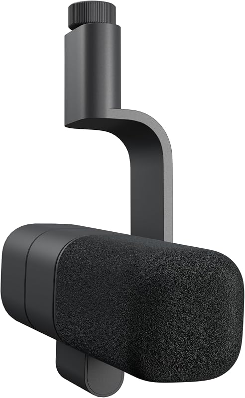 Micrófono de transmisión XLR dinámico activo Yeti Studio - Negro | Dinámico activo, para juegos, preamplificador activo, cápsula de doble diafragma, amortiguador interno