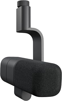 Logitech G Yeti Studio active Dynamic XLR Broadcast Microphone for Gaming, ClearAmp Preamp, Dual-Diaphragm Capsule, Internal Shockmount - Black