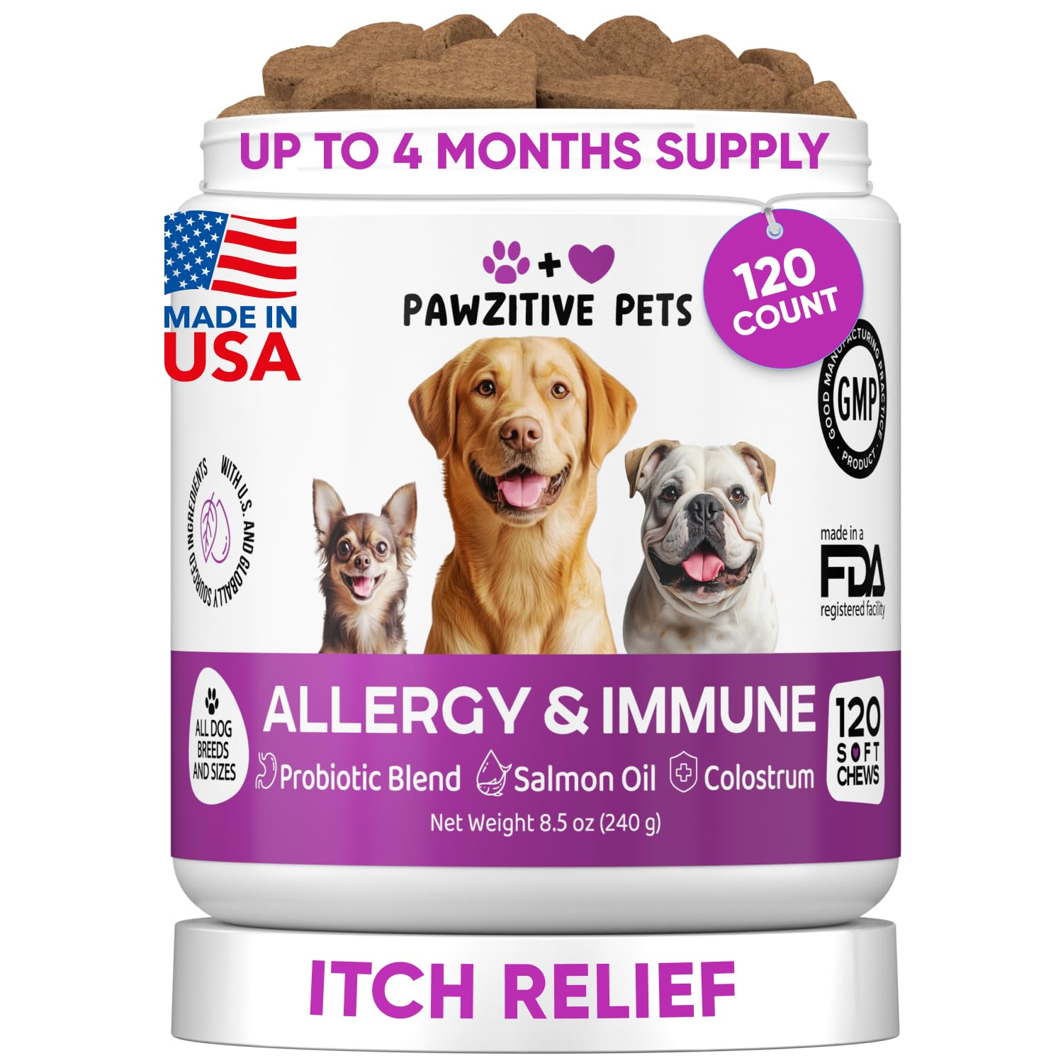 Pawzitive Pets Allergy Relief Chews