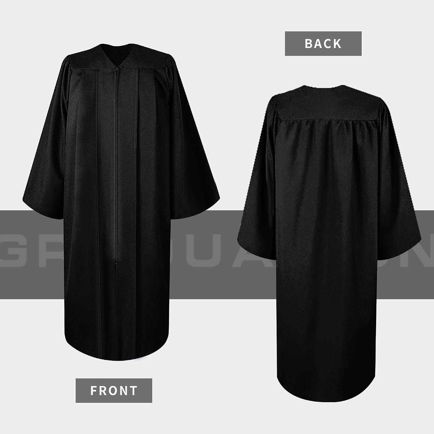 Graduation Cap and Gown with 2026 2027 Tassel for High School image 3