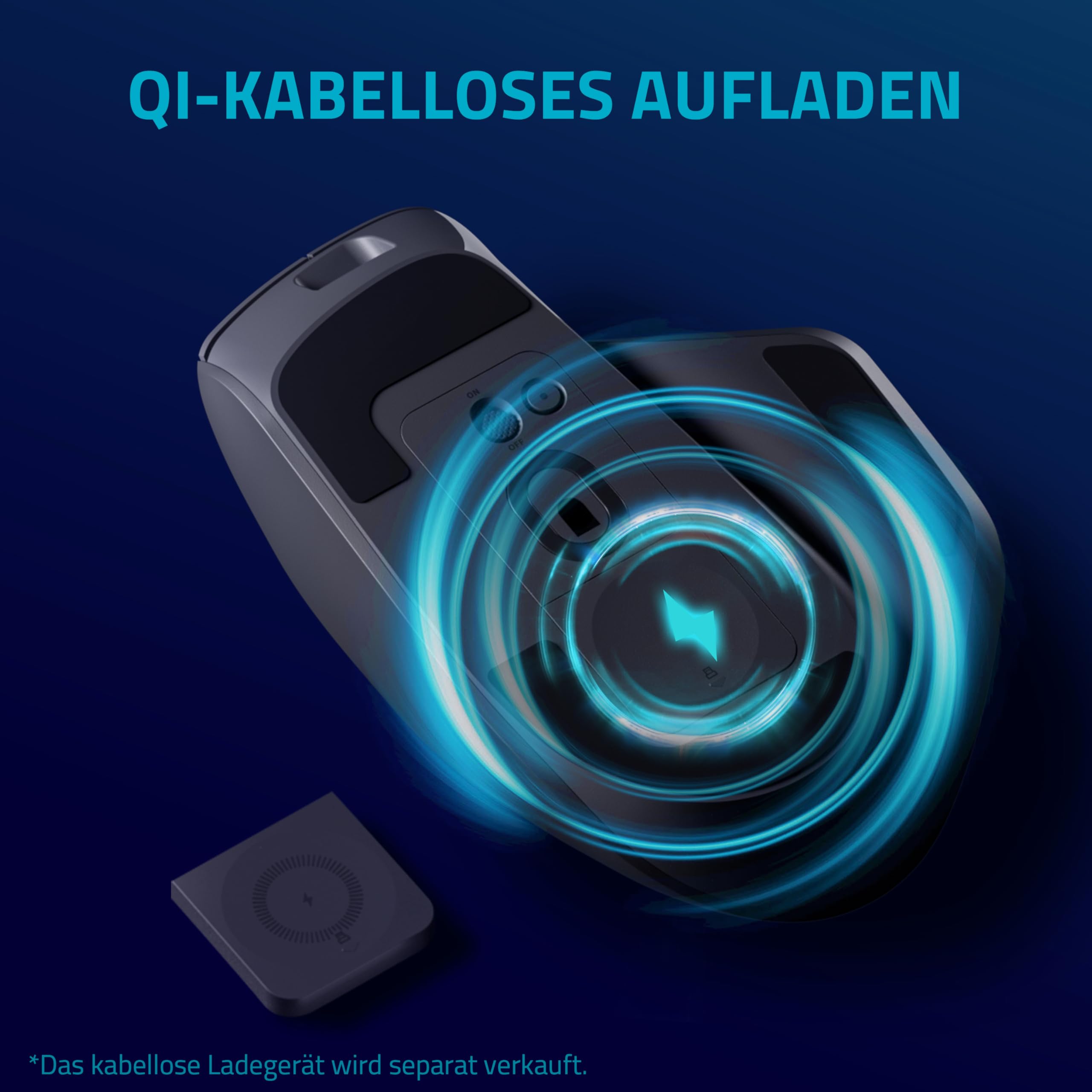 Rapoo VT0PRO - Mouse da gioco wireless 2,4 GHz ad alte prestazioni, con sensore ottico da 26000 DPI, accelerazione 50 G, 650 IPS, durata della batteria fino a 160 ore, PC/Mac - nero