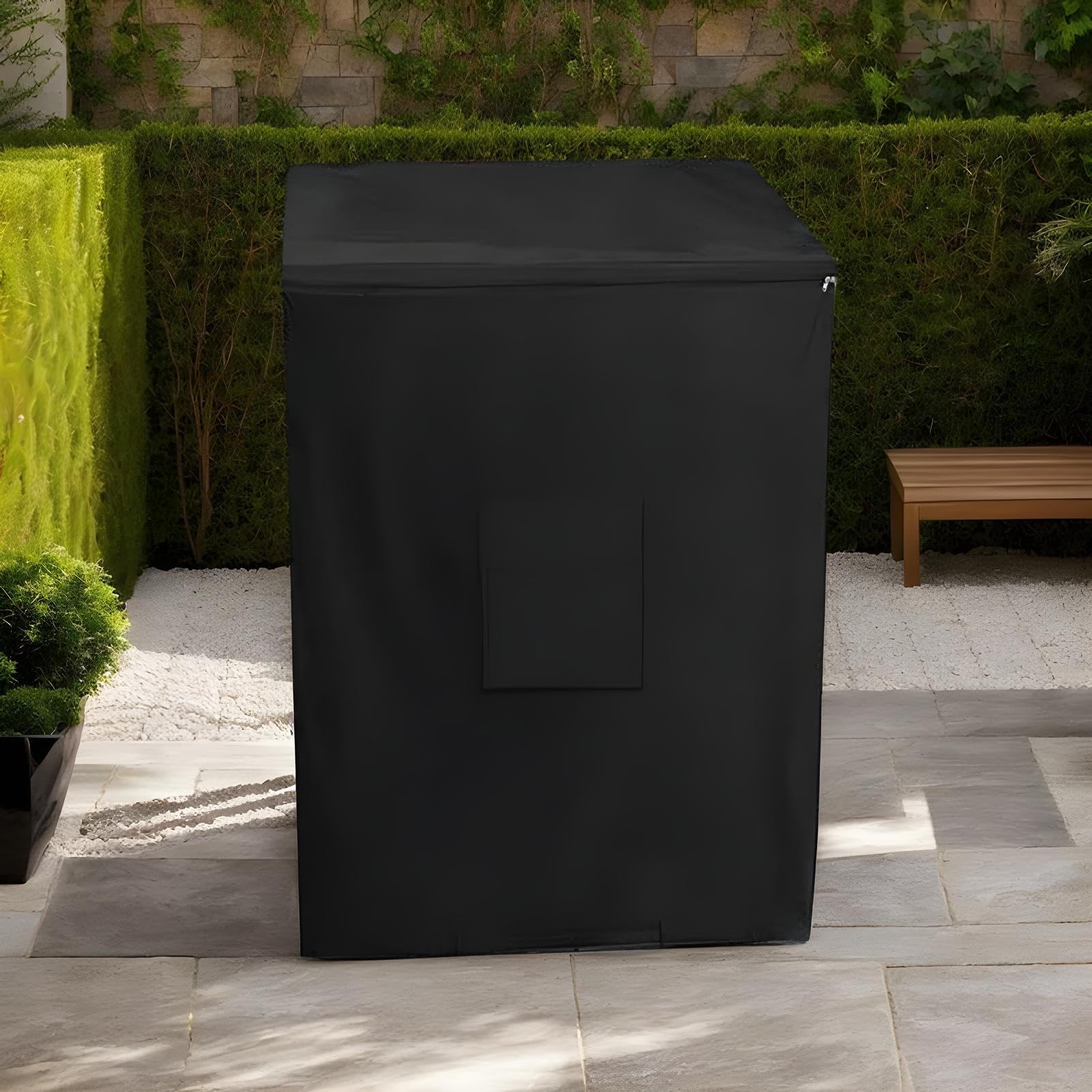 Funda para Congelador Profundo | Cubierta Protectora Impermeable y contra Polvo para Congelador,Tela Oxford con Doble Apertura para Electrodomésticos de Exterior