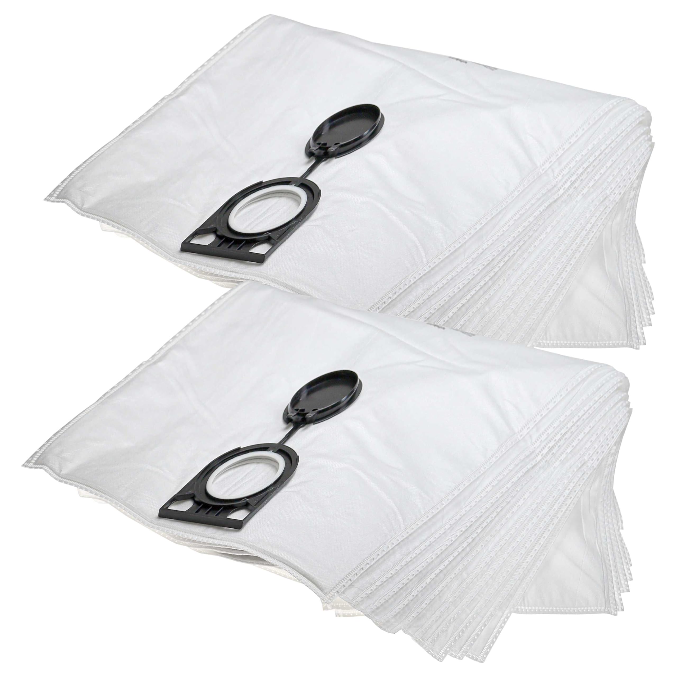 vhbw 20 worków do odkurzacza kompatybilnych z odkurzaczem Hikoki RNT1250, RP250YDM, RP350YDM, RP350YDH, RP250YDH, NT1225(M) - 43 cm x 32 cm, biały