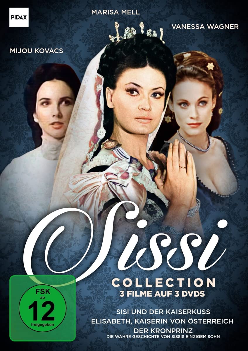 Sisi Collection en DVD con la trilogía cinematográfica clásica de Romy Schneider