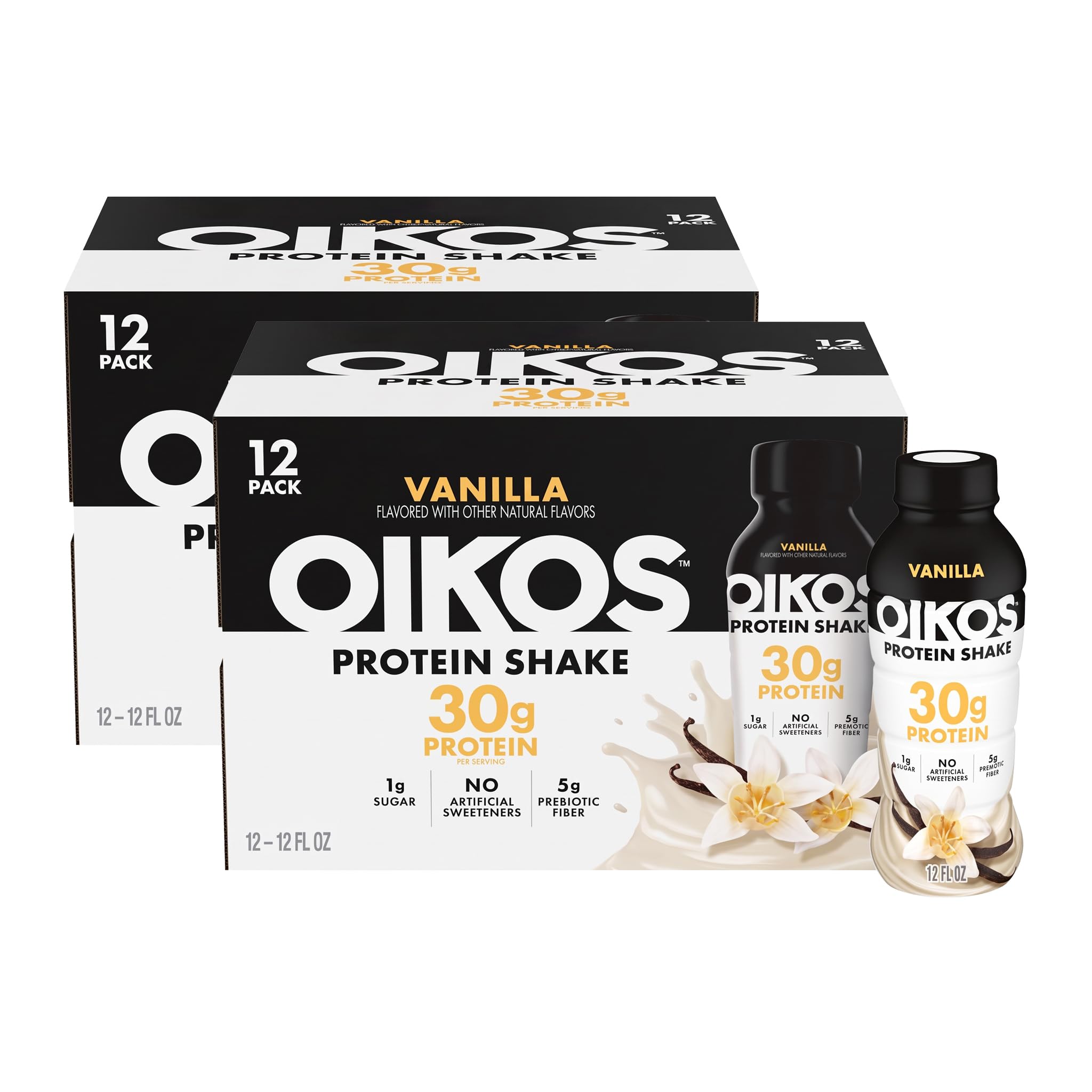 Oikos Protein Shake, Salted Caramel, 30g Protein, 12 fl oz, 12 Count — Amazon image 24