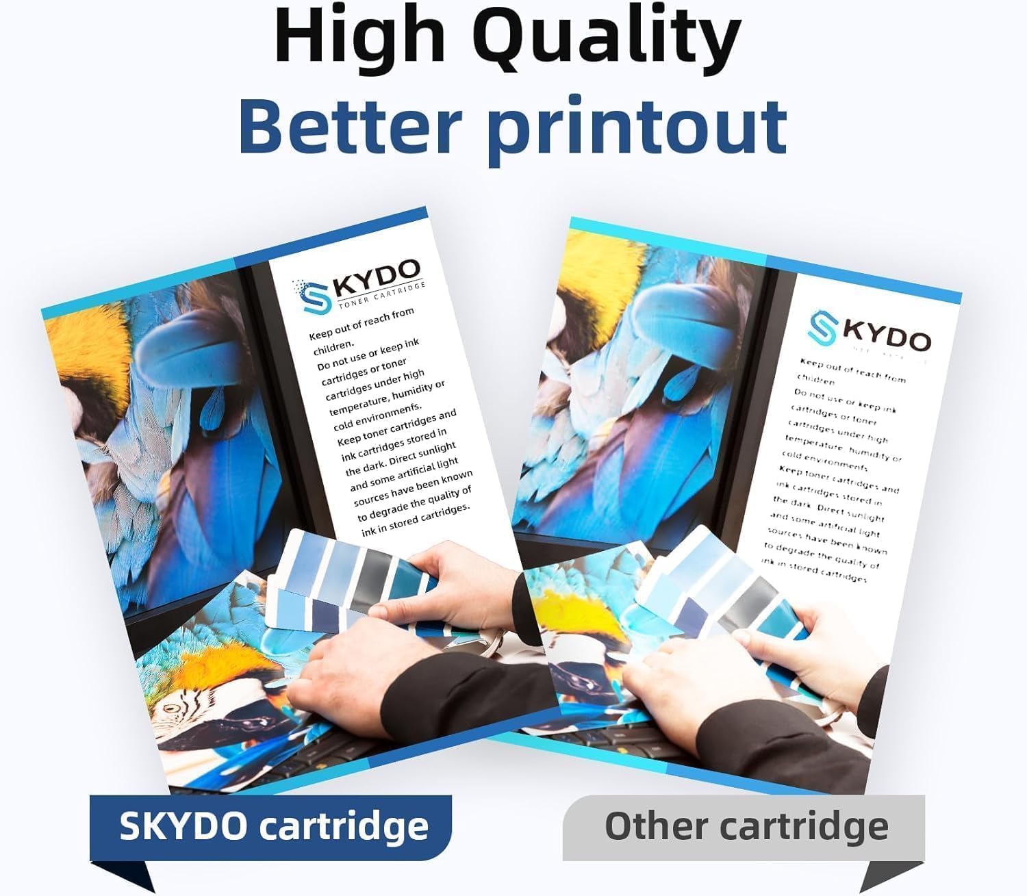 Skydo LC404 Ink Cartridges Replacement Compatible for LC 404 LC404XL LC-404 Work with MFC-J1205W