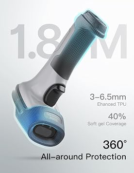 Inateck Barcode Reader, Wireless Stand, Bluetooth, USB Wired, Wireless, 2-Dimensional, Japanese Cord, Ultra Long Working Time, LCD Readout Compatible