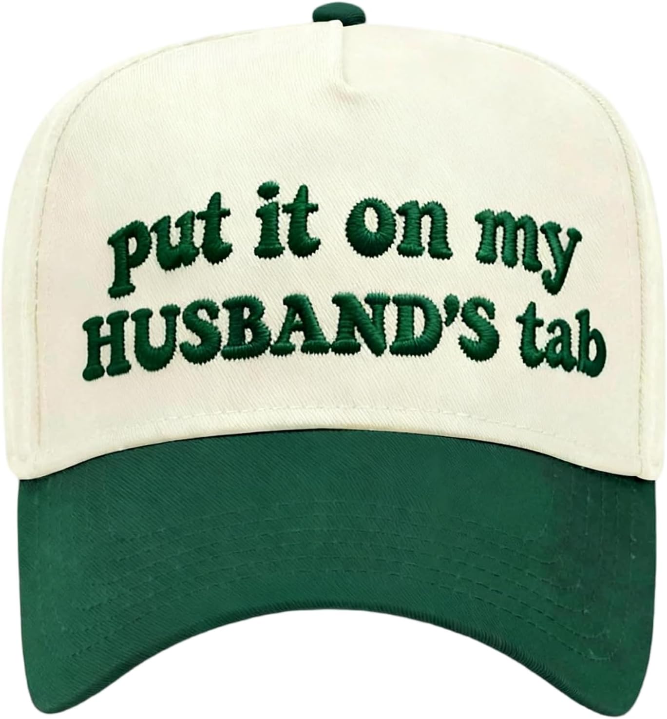 Funny Gag Trucker Hat Put It On My Husbands Tab -Embroidery Funny Hats Adjustable Baseball Cap for Men WomenBlack