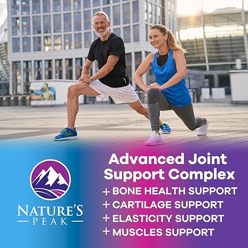 Miniatura 4 de Glucosamina con sulfato de condroitina, cúrcuma, MSM, Boswellia - Suplemento de apoyo articular de triple fuerza - Apoyo para la salud y movilidad