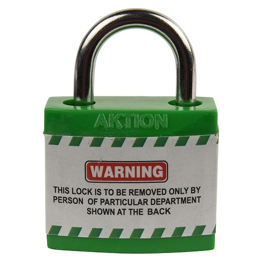 Aktion Safety Lockout Padlock AK-JPL-102 Lock and Hold (Pack of 1)