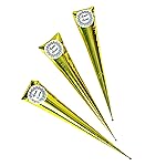 ALMAS Henna Cones / tubes 100% natural, ready to use paste hair color hair dye-reddish brown color for women, 3 PACK, 30g Each