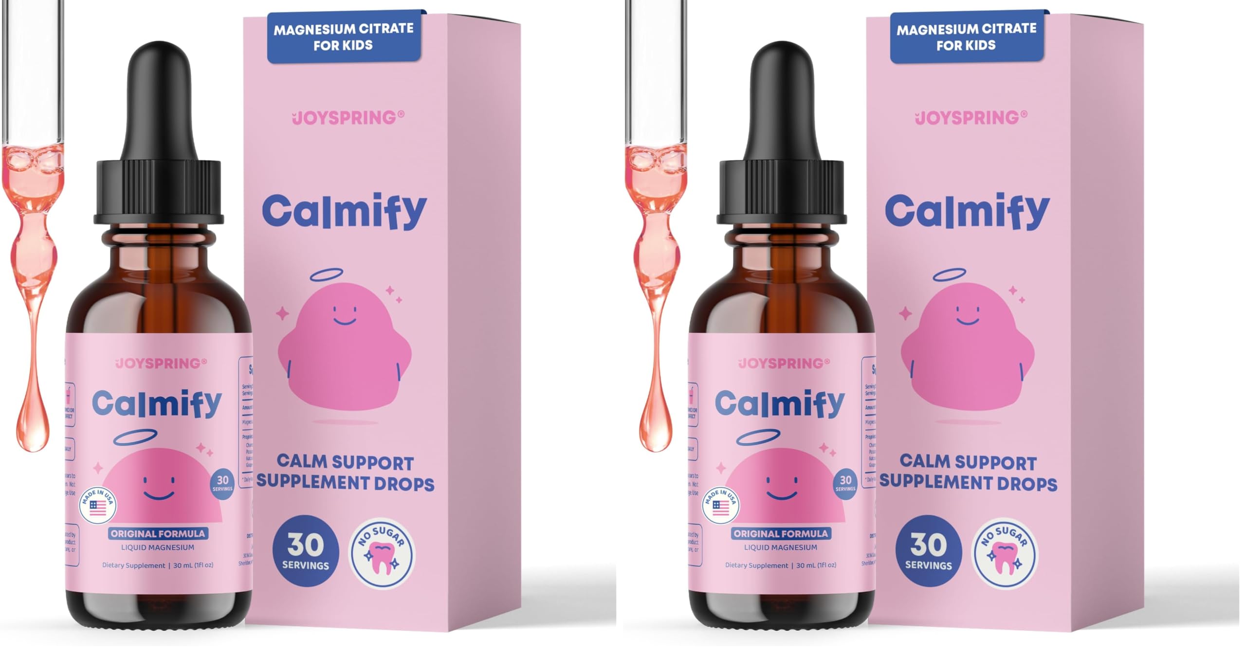 JoySpring Calmify Kids Liquid Magnesium Citrate Drops, 30 Servings, 3+ — Amazon image 10