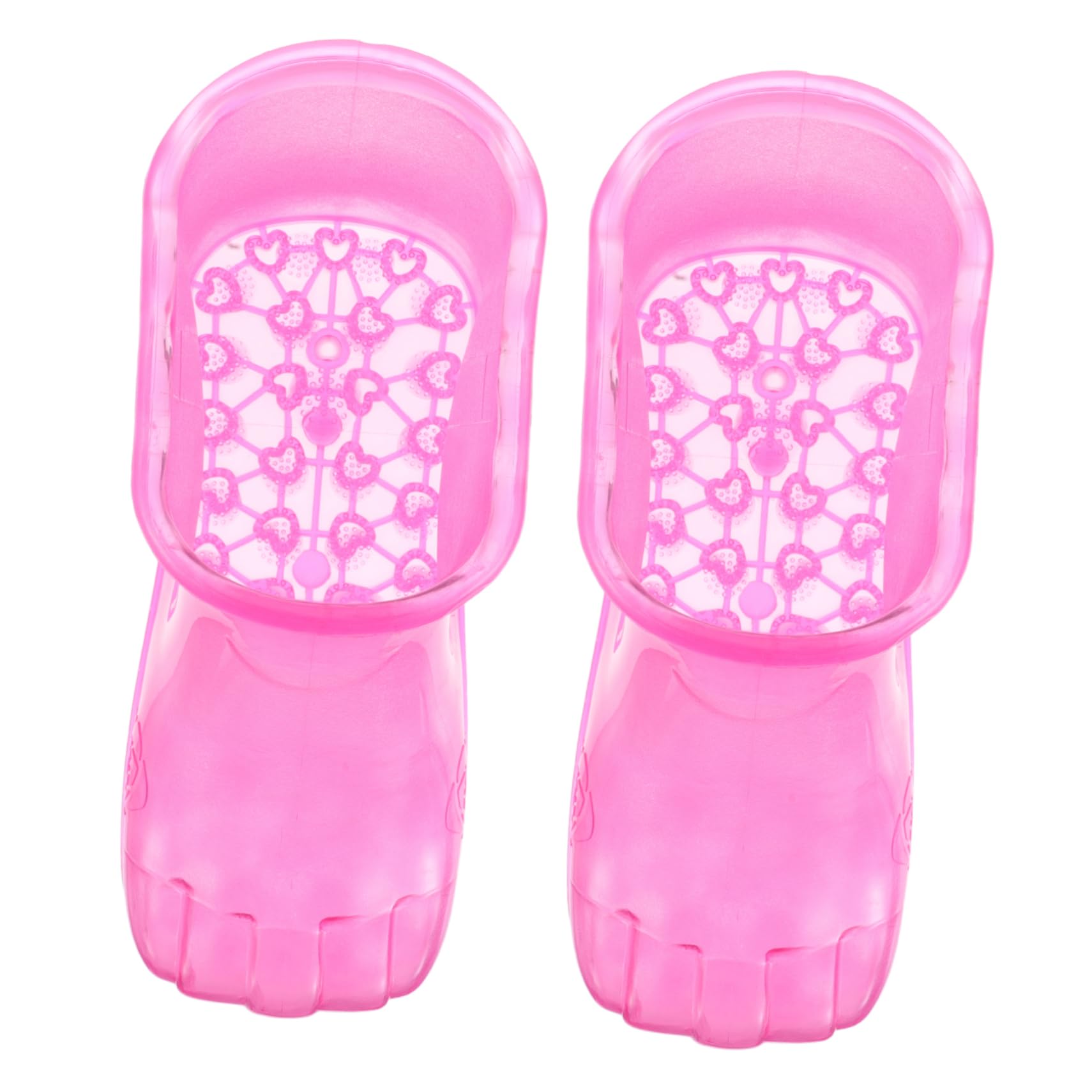 COLLBATH Massage Fußbad Schuhe Rutschfeste Pediküre Fußsoaker Hausschuhe mit Massagenoppen Thermisch Tragbare Fußbadeschuhe für Zuhause Spa Bad Stressabbau und Ermüdungslinderung