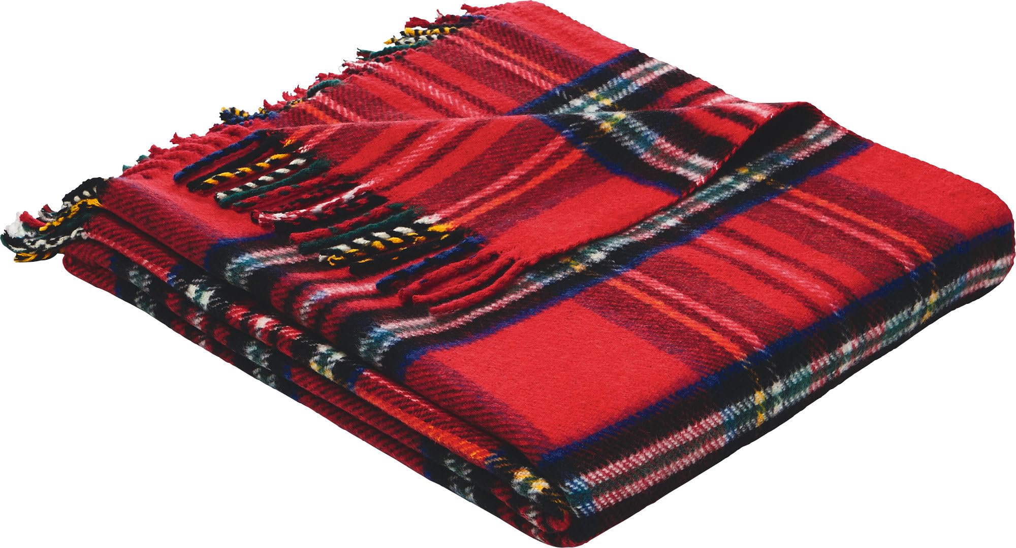 Erwin Müller Plaid Padua Baumwollmischung rot Größe 150x200 cm