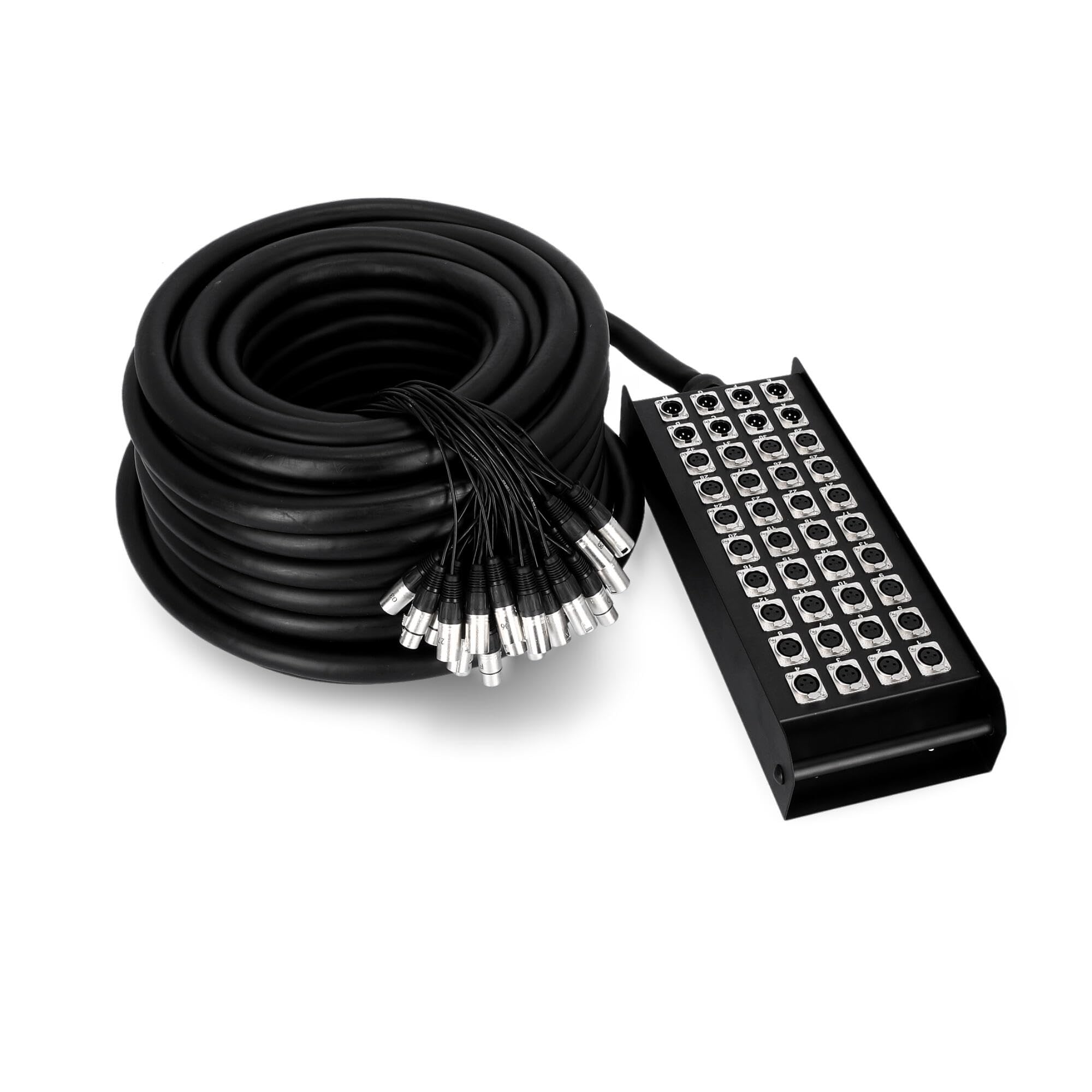 Adam Hall Cables K 40 C 30 - Câble Multipaire avec Boîtier de Scène 32/8 30 m