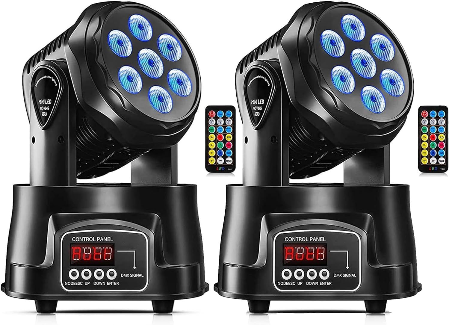 2Pcs 70W Lyre LED Wash RGBW LED Effets DJ Lumière Disco DMX512 Jeux De