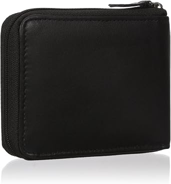 Buxton Men & # 39؛ s Emblem Zip-around Billfold Wallet