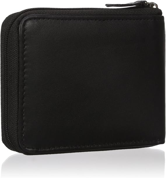 Buxton Men & # 39؛ s Emblem Zip-around Billfold Wallet
