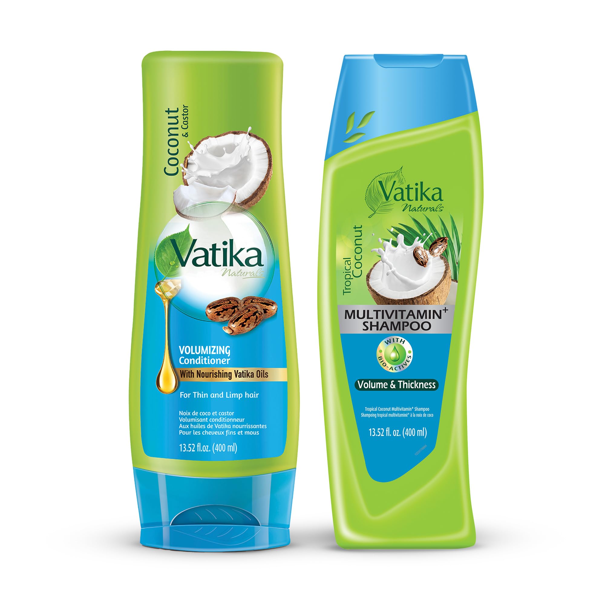 Coconut Shampoo & Conditioner – Nourishes Hair, Strengthens Roots, Reduces Breakage, Controls Frizz, Promotes Thicker, Healthy, Shiny, Soft, and Manageable Hair for All Hair Types