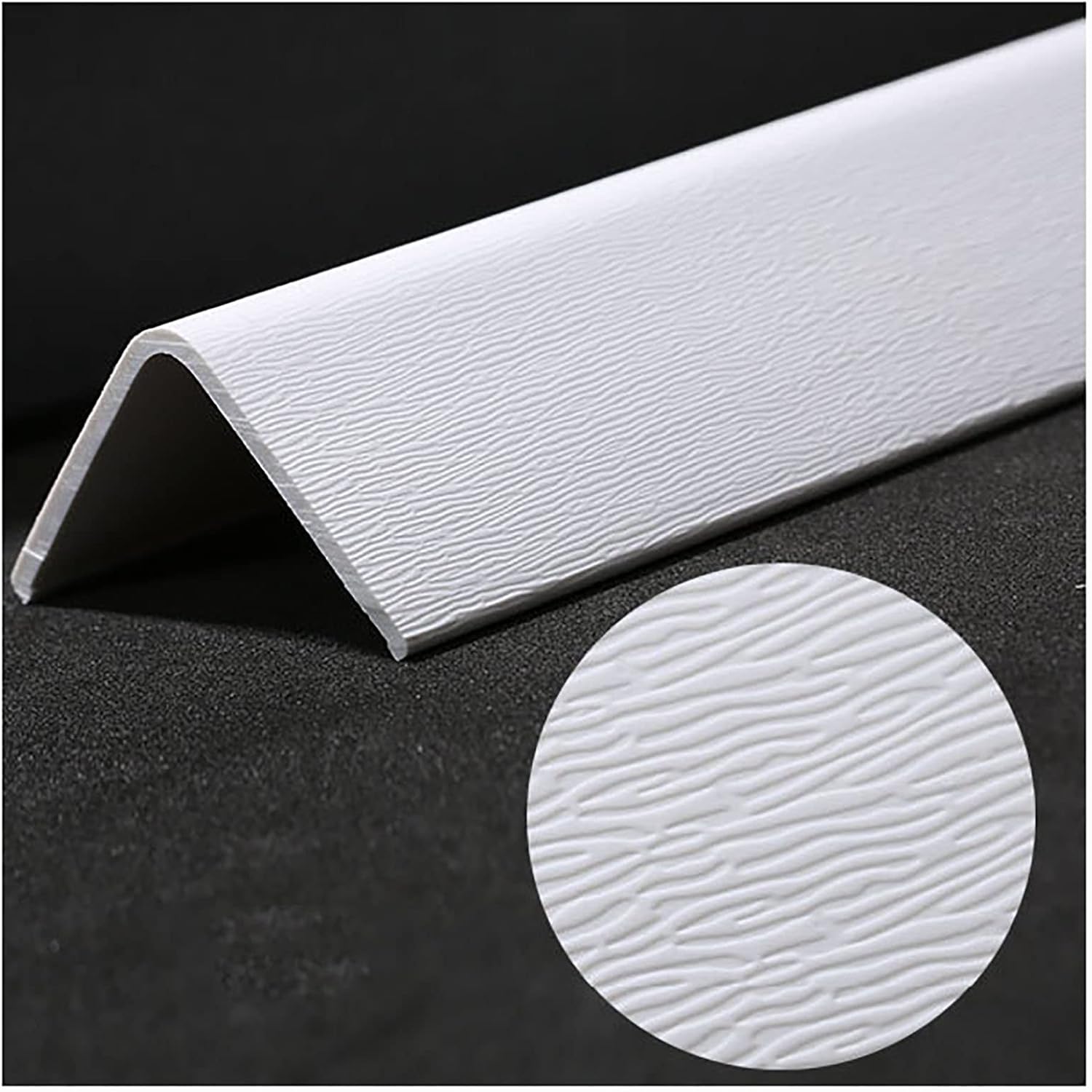 Corner Guard Plastic SelfAdhesive Corner Trim Strip, 90Degree Angle
