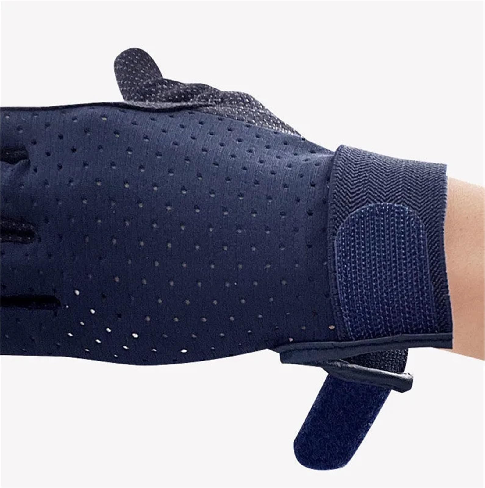 Guanti da Equitazione Guanti da Equitazione Traspiranti Antiscivolo Adulti Donna Uomo Attrezzatura for Cavaliere a Cavallo per L'Equitazione(Deep Blue,S)