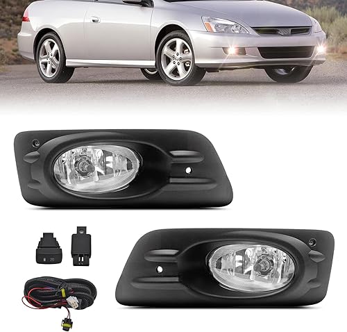 Miniatura 9 de Faros antiniebla compatibles con Nissan Altima 4DR Sedan 2007-2009 con arnés de cableado e interruptor 1999 2000 Civic,LED.,GMC LED amarillo