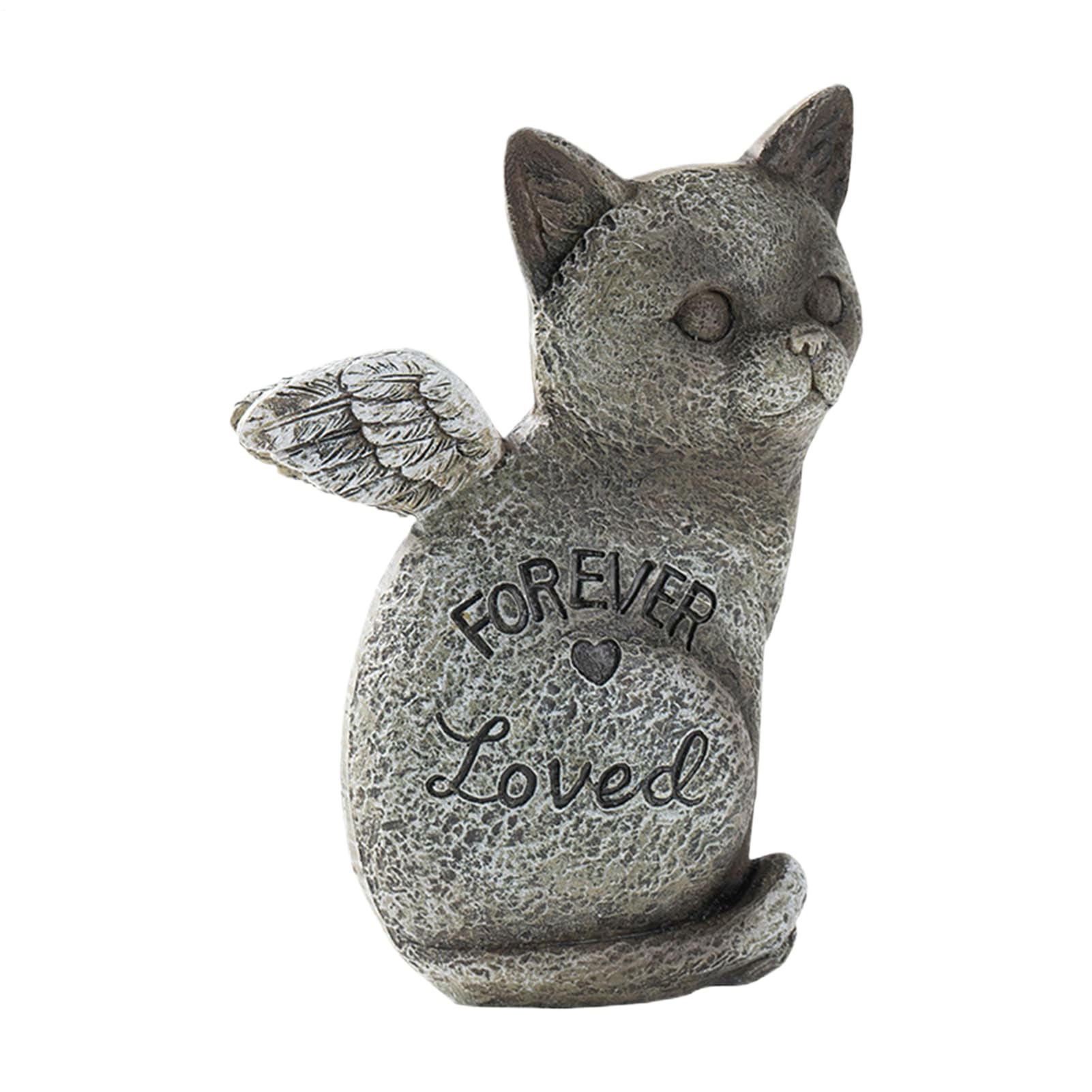 Pet Memorial Stones | Resin Weatherproof Cat Memorial Grave Stone Statue - Pet Garden Grave Markers | for Offices Cafes Bookstores Bookshelves Display Indoor Garden Balcony