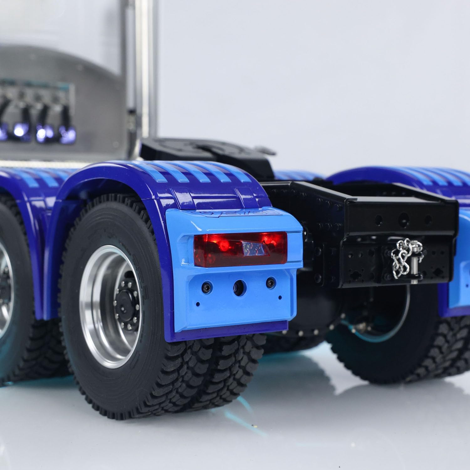 770S 1/14 Remote Control Tractor Truck 2Speed RTR Model 6x6 Metal Chassis Axle Lock RC Lorry Car Flysky ST8 Radio Smoke Hobby Grade Model for Ages 14+