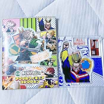 【大量まとめ】ヒロアカ グッズ 約2.5kg フィギュア/アクスタ ヒロアカ展 アクリルMEGAフィギュア W デク＆オールマイト」 (c)堀越耕平