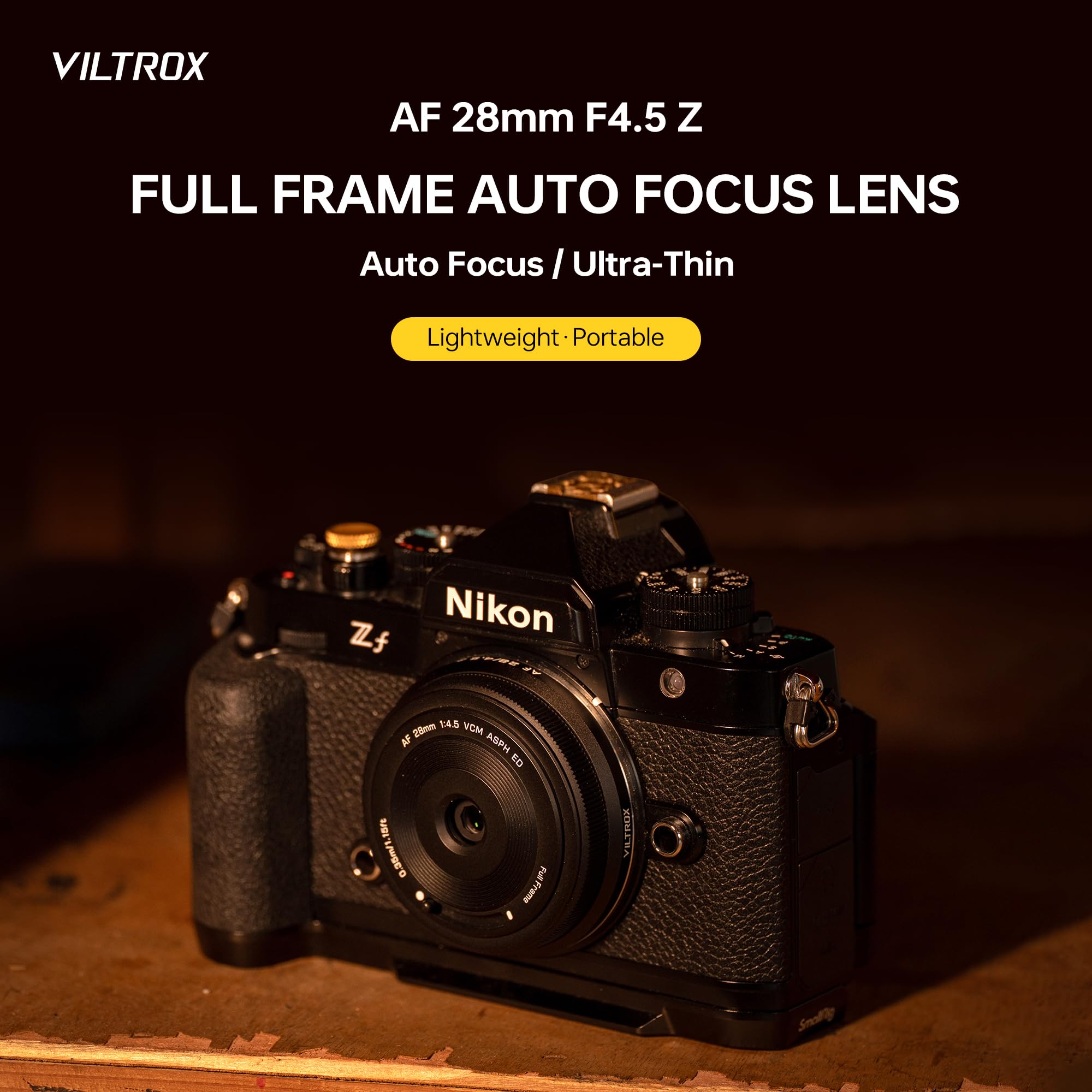 【美品】最終値下Viltrox AF 28mm F4.5 NikonZマウント Viltrox AF 28mm F4.5 Z Full-Frame Lens | Ultra-Slim & Lightweight