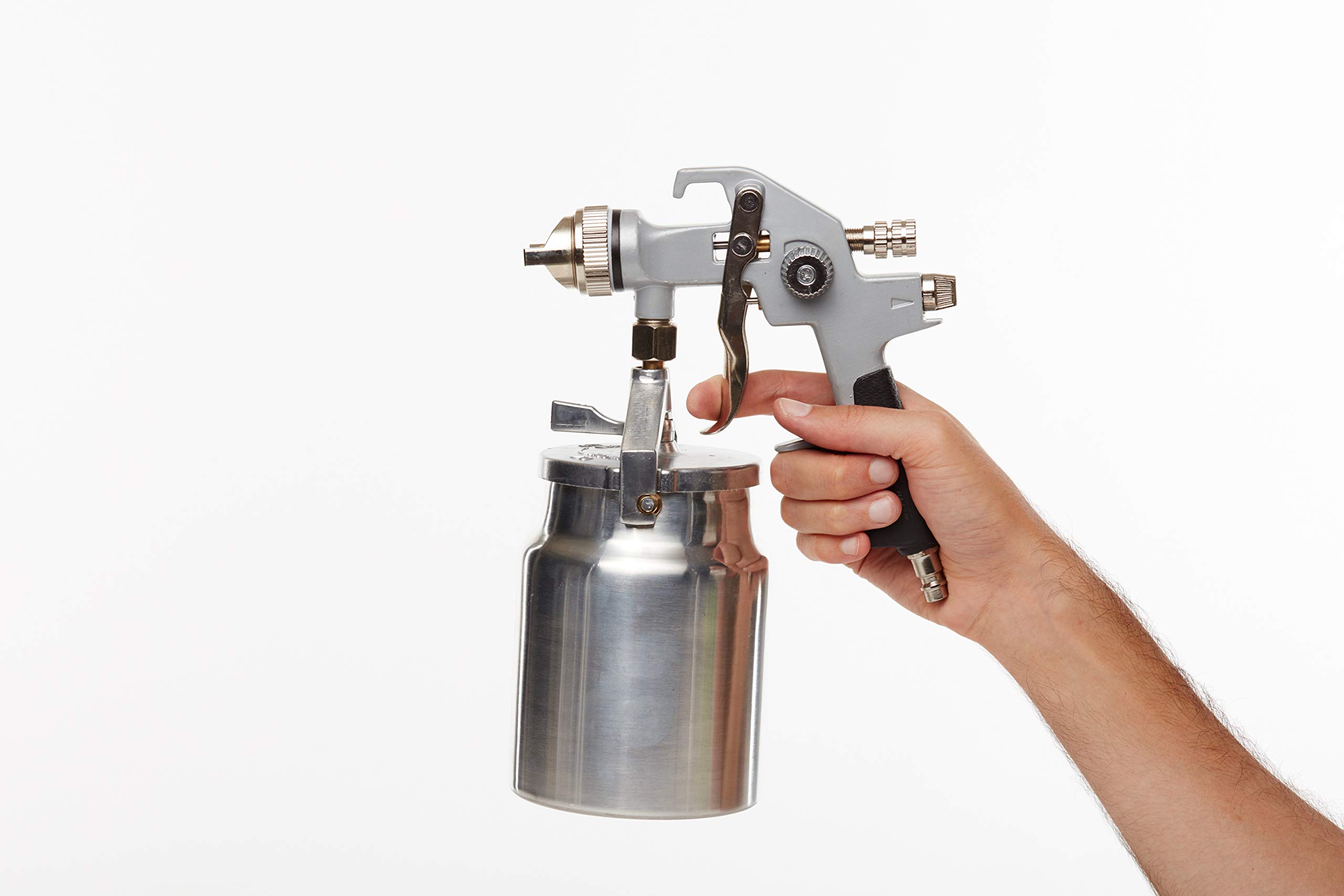 MICHELIN - Pistola professionale per verniciatura a spruzzo tipo aspirante con serbatoio da 1 L - ugello da 1,5 mm - Consumo d'aria : 200-300 l/min - Pressione massima : 3-5 bar