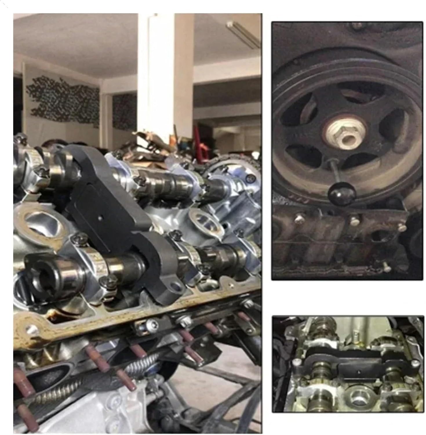 Engine Timing Special Tool Crankwheel Removal Wrench Compatible with Panamera 3.6 Cayenne 4.5 4.8
