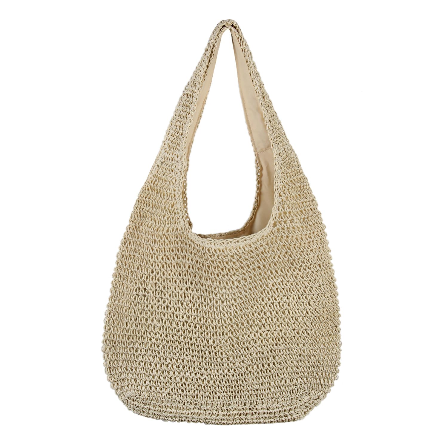  Borsa a tracolla da spiaggia estiva LUI SUI in paglia intrecciata a mano per donna
| Borsa a tracolla da spiaggia estiv